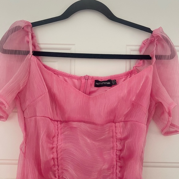 PrettyLittleThing Pink Mini Dress - Picture 3 of 4